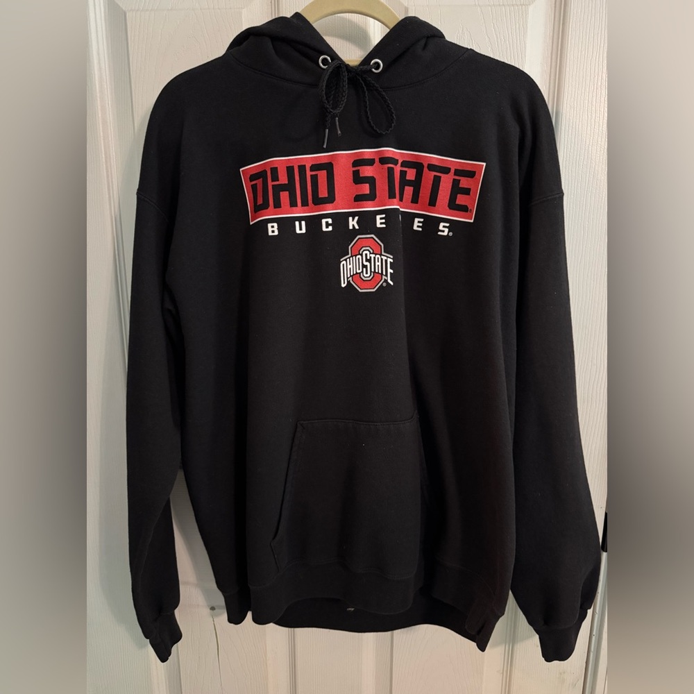 Hanes Black and Red Sweatshirt Ohio State Buckeyes